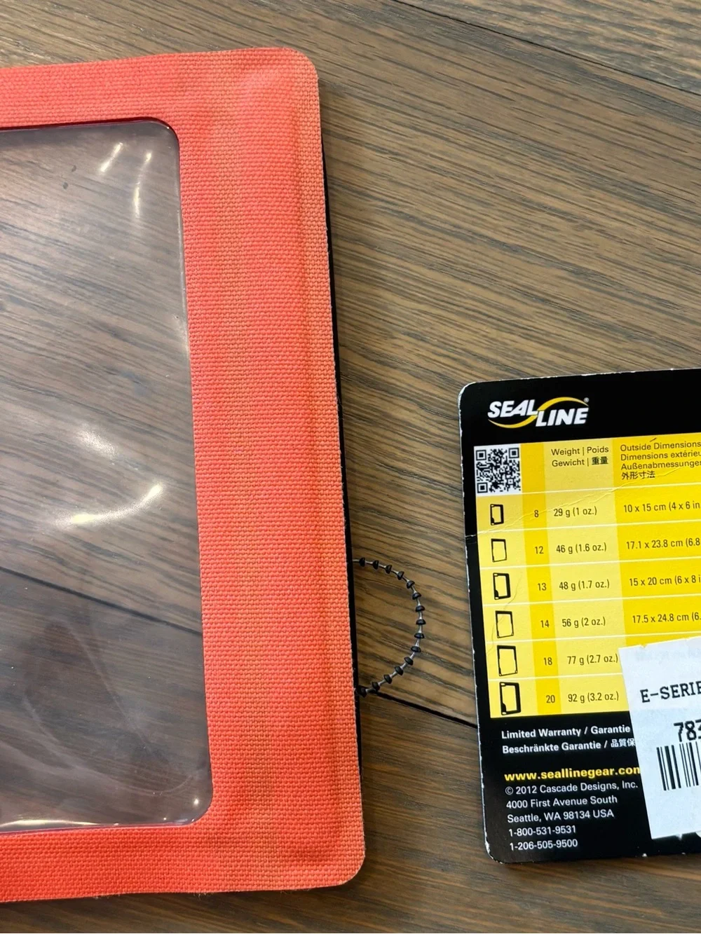 Orange waterproof  Gear Pouch